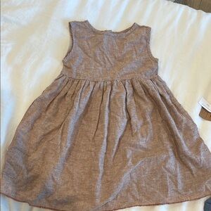 Charming Tan Kids Dress